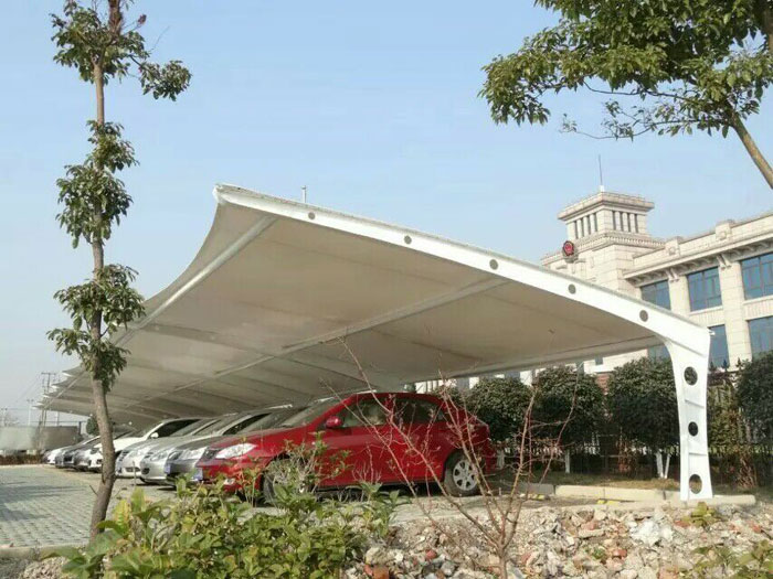 膜结构汽车棚