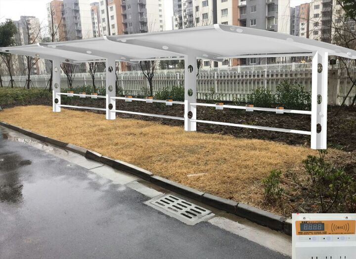 膜结构自行车棚