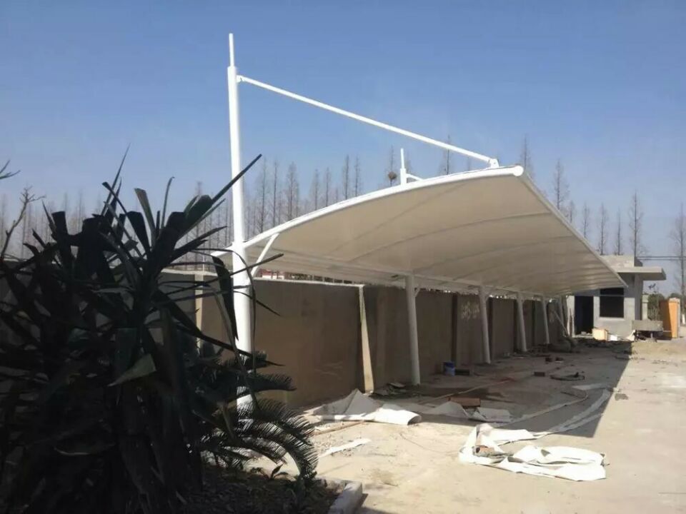 膜结构自行车棚